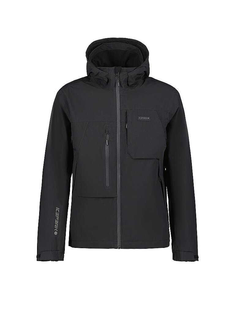 icepeak Wanderjacke Recyceltes A.W.S. Schwarz