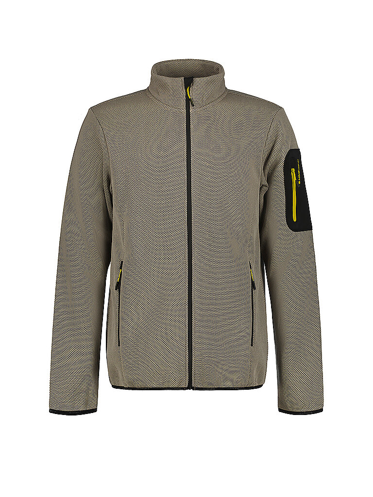 icepeak Fleecejacke Midlayer Zip-Pockets Fleece Hellbraun