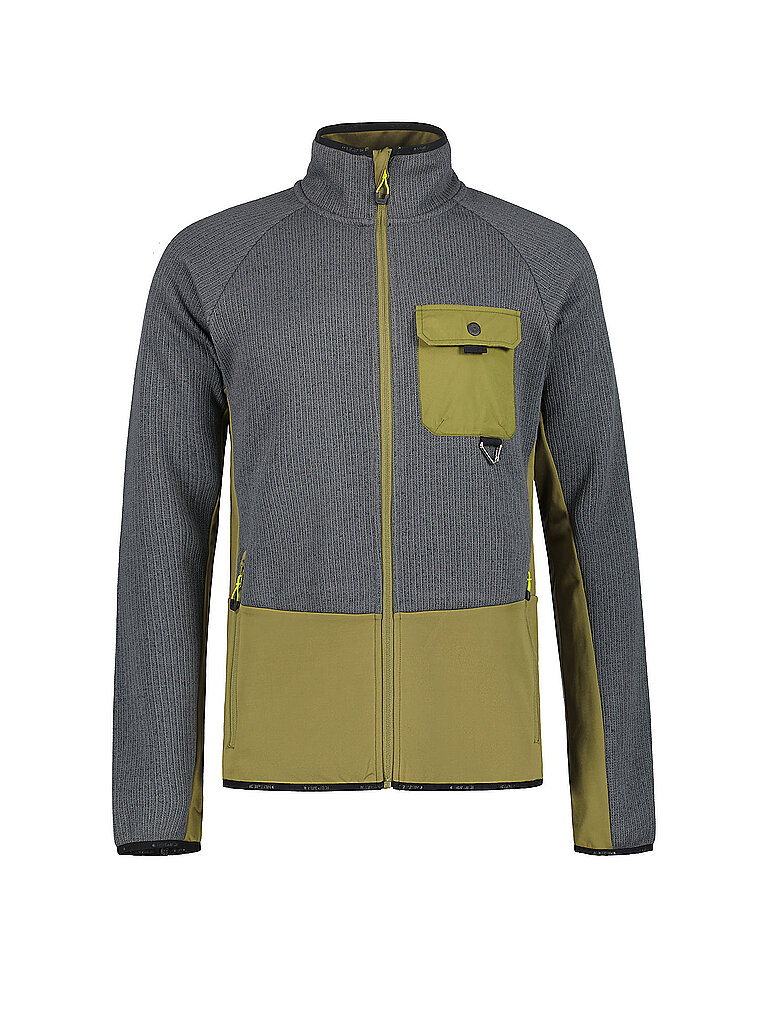icepeak Fleecejacke Midlayer Stand Collar Fleece Grau