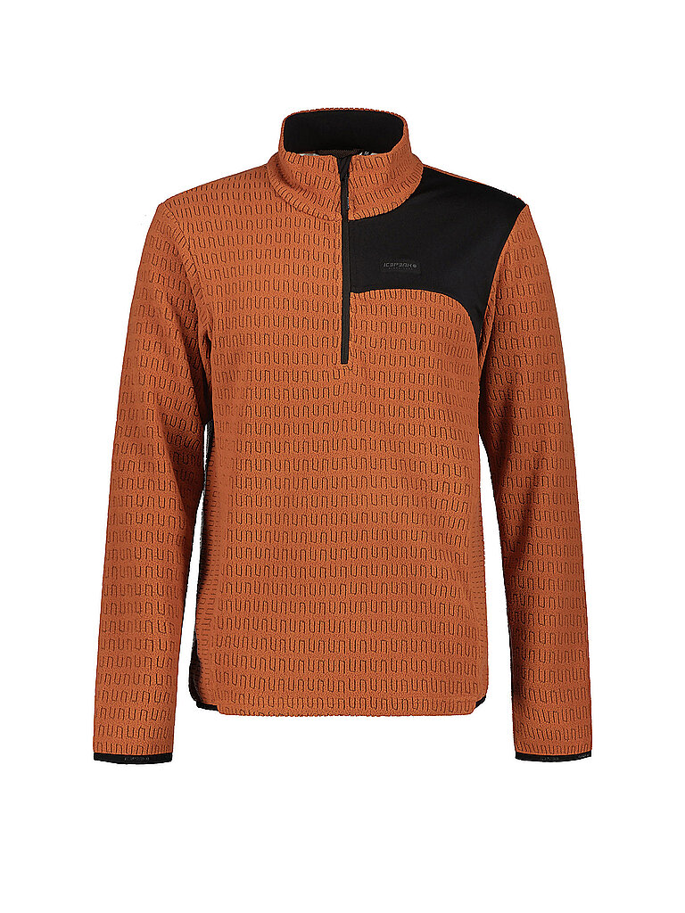 ICEPEAK Herren Funktions Zipshirt Brady orange | XL