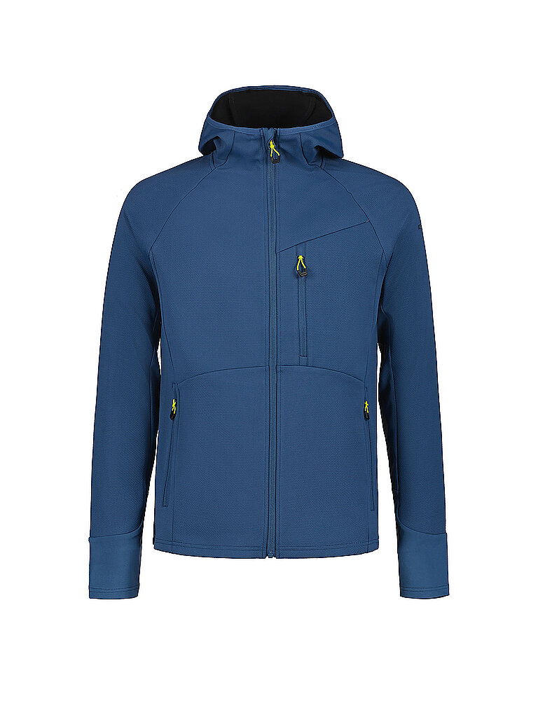 icepeak Fleecejacke Hoodie Raglan Sleeves Blau