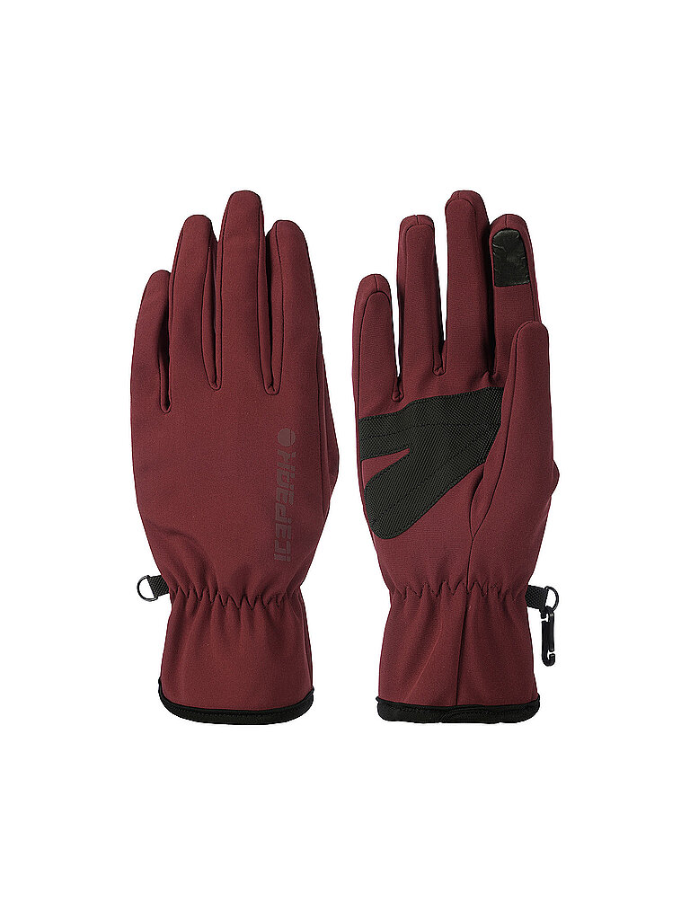Handschuhe Softshell Hustonville dunkelrot XS B