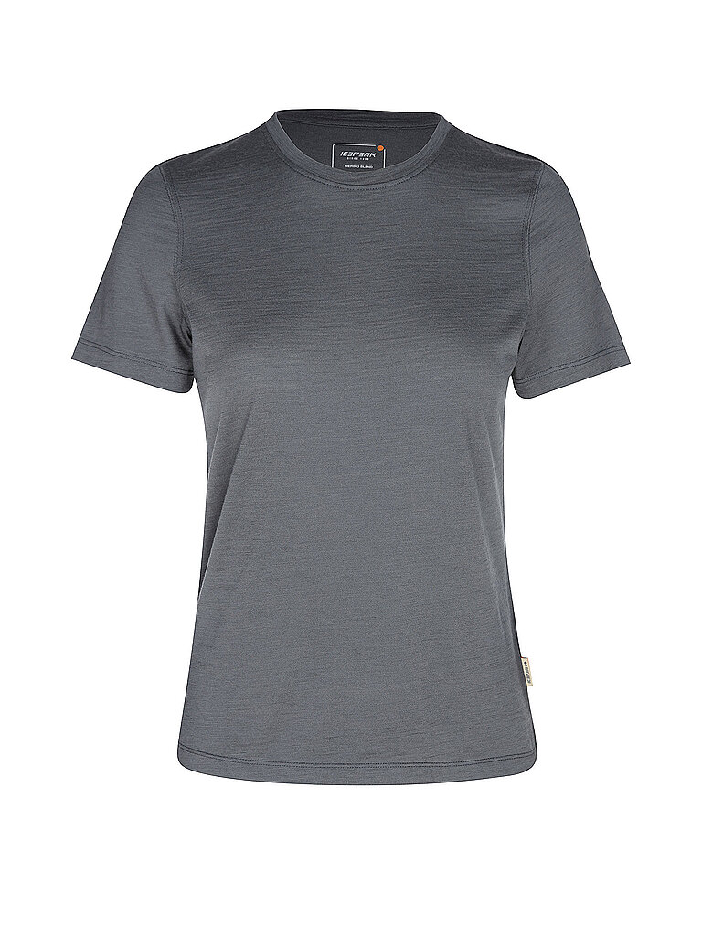 Damen T-Shirt Greitz Uni grau S W