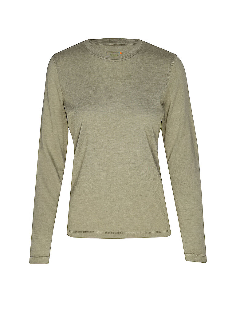 icepeak Unterziehshirt Langarm Merino-Bambusviskose Olive