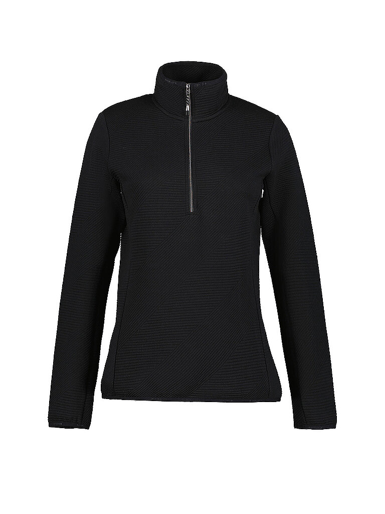 Damen Unterzieh Zipshirt Evansdale schwarz S W