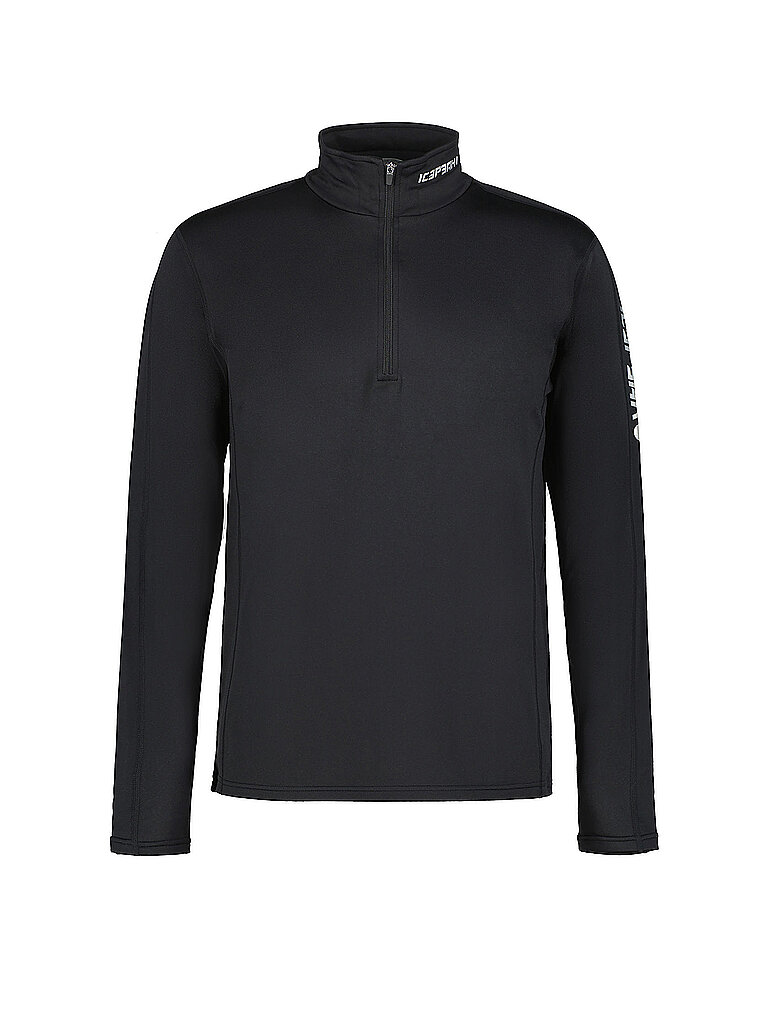 icepeak Unterzieh Zipshirt Thermostretch Base Layer Schwarz
