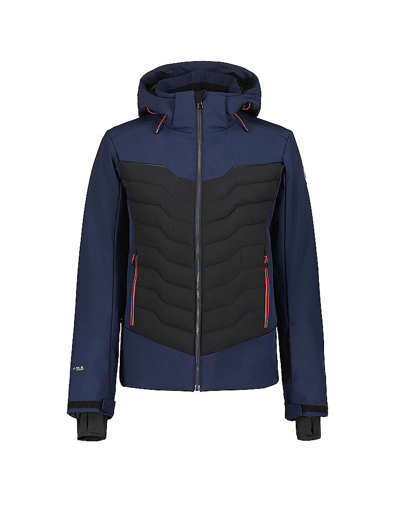 icepeak Softshell Skijacke Padded Elbows Hooded Dunkelblau