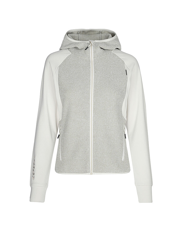 icepeak Fleecejacke Ballwin Hoodie Thermostretch Weiss