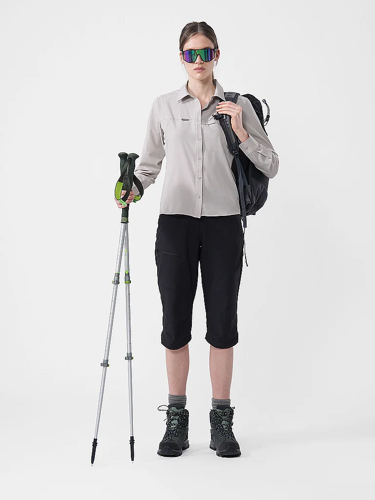 Icepeak Damen Hose Beattie Capri 3/4 Schwarz | 36