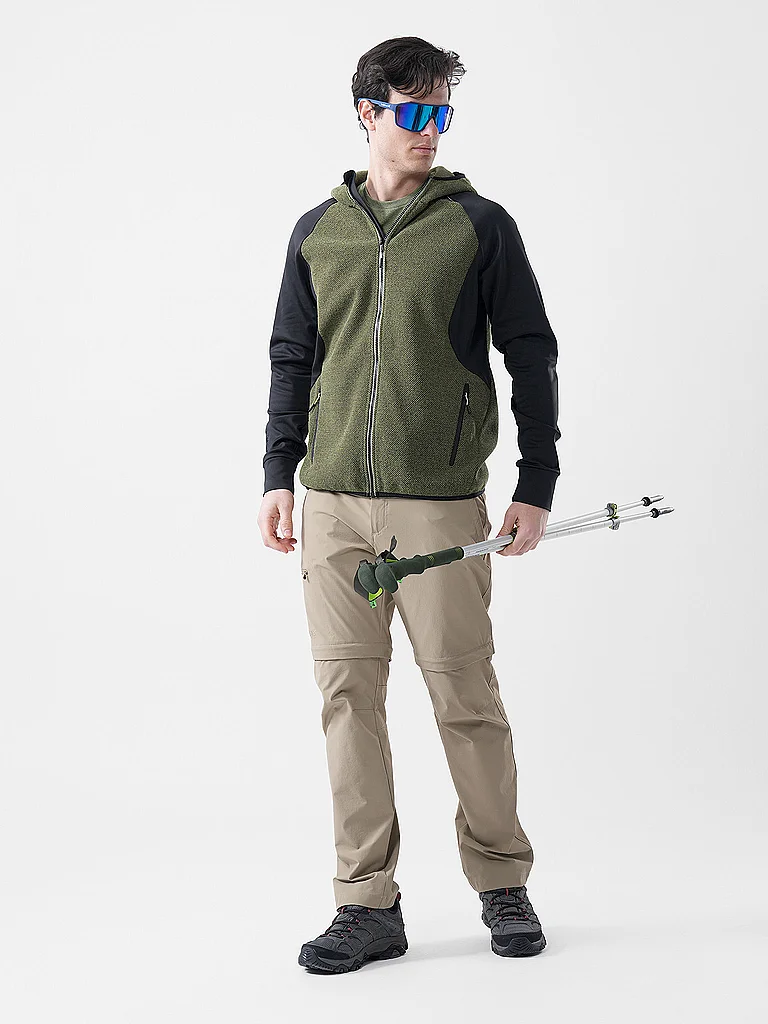 icepeak Herren Fleecejacke Baltimore Hoodie Olive | XL