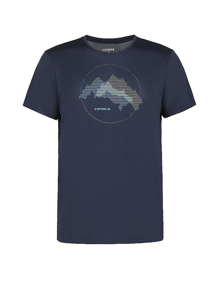 icepeak Funktionsshirt O-Ausschnitt Feuchtigkeitsregulierend Olive