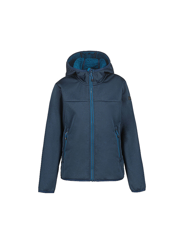 ICEPEAK Kinder Softshelljacke Koloa Hoodie Jr dunkelblau | 128