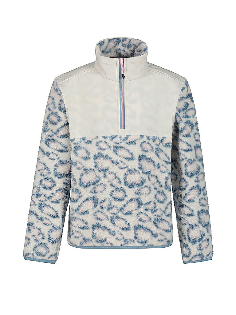ICEPEAK Mädchen Sweater Kailua mit Zip Fleece hellblau | 140