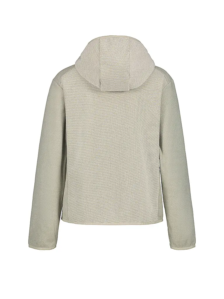 ICEPEAK | Damen Fleecejacke Bradgate Hoodie | beige