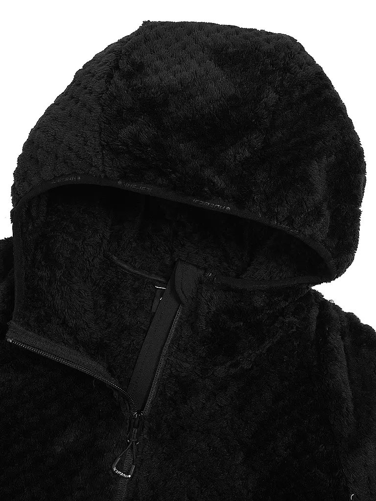 ICEPEAK | Damen Fleecejacke Daisetta Hoodie | schwarz