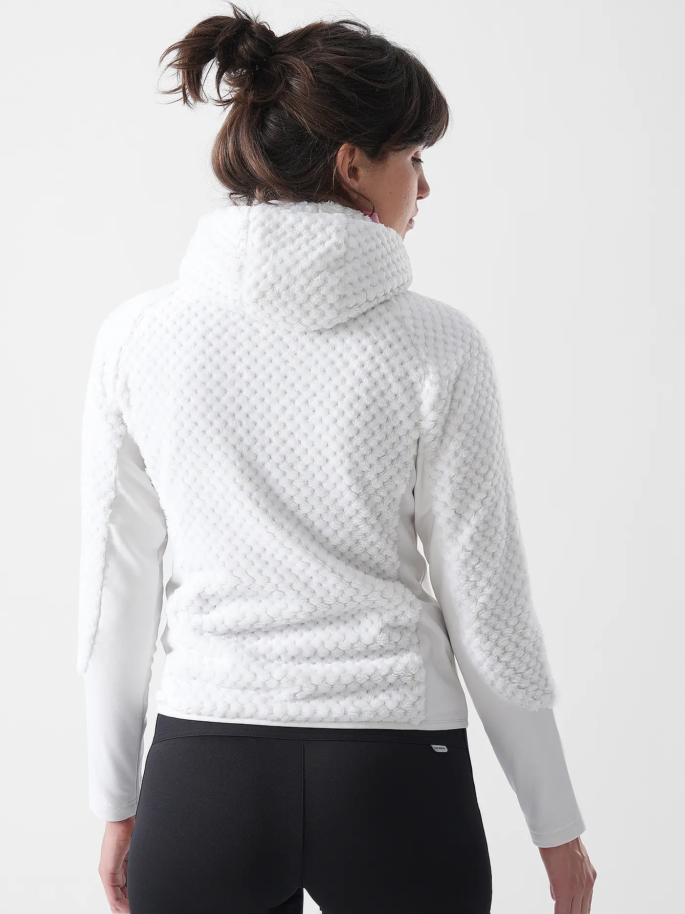 ICEPEAK | Damen Fleecejacke Daisetta Hoodie | weiss