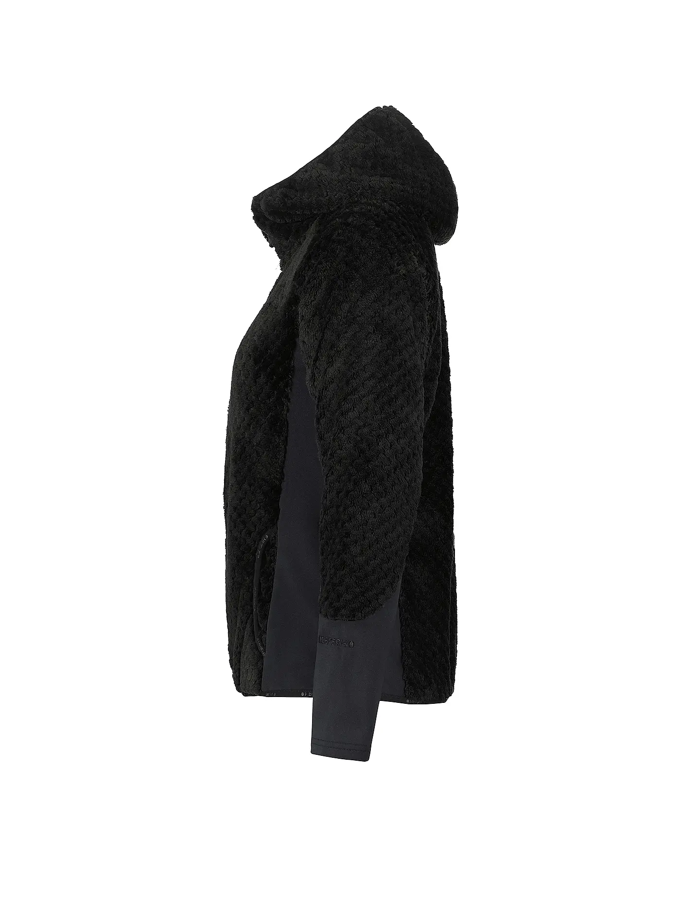 ICEPEAK | Damen Fleecejacke Daisetta Hoodie | schwarz