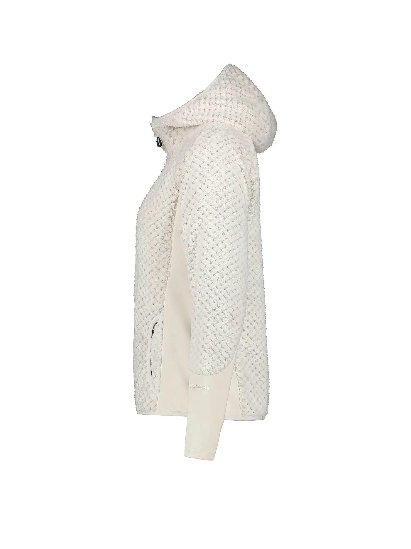 ICEPEAK | Damen Fleecejacke Daisetta Hoodie | weiss