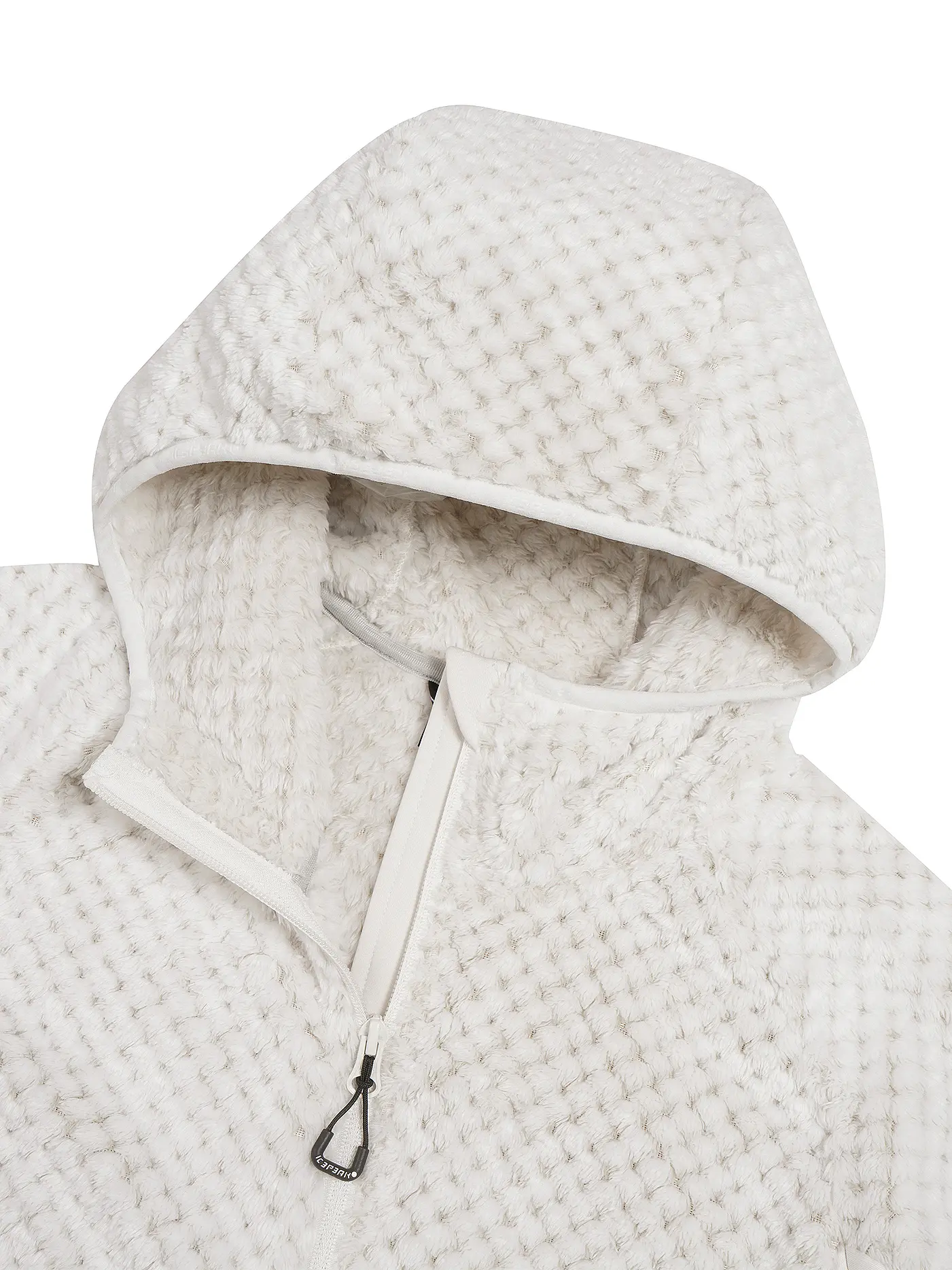 ICEPEAK | Damen Fleecejacke Daisetta Hoodie | weiss