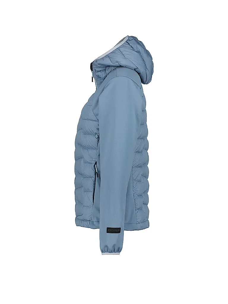 ICEPEAK | Damen Hybridjacke Burlison Hoodie | hellblau