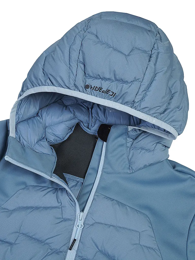 ICEPEAK | Damen Hybridjacke Burlison Hoodie | hellblau
