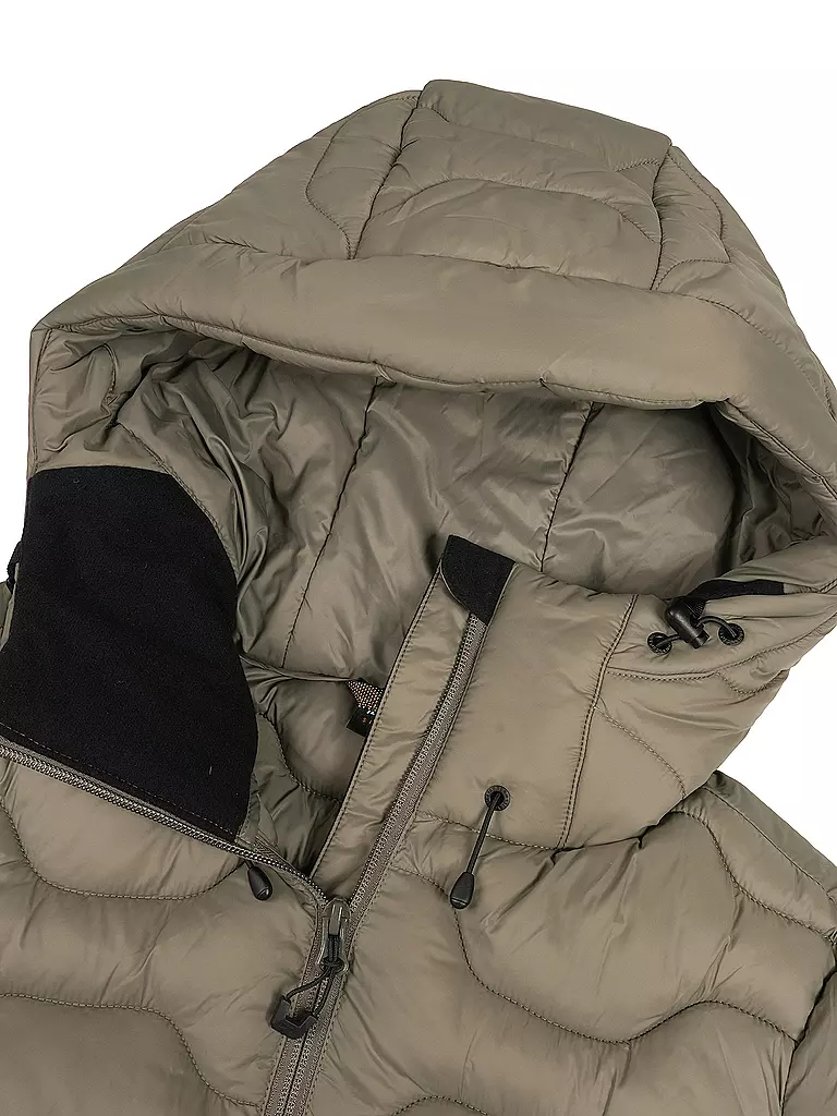 ICEPEAK | Damen Iso Wintermantel Hoodie | olive