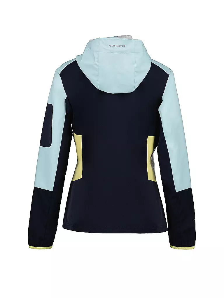 ICEPEAK | Damen Softshelljacke Braden Hoodie | hellblau