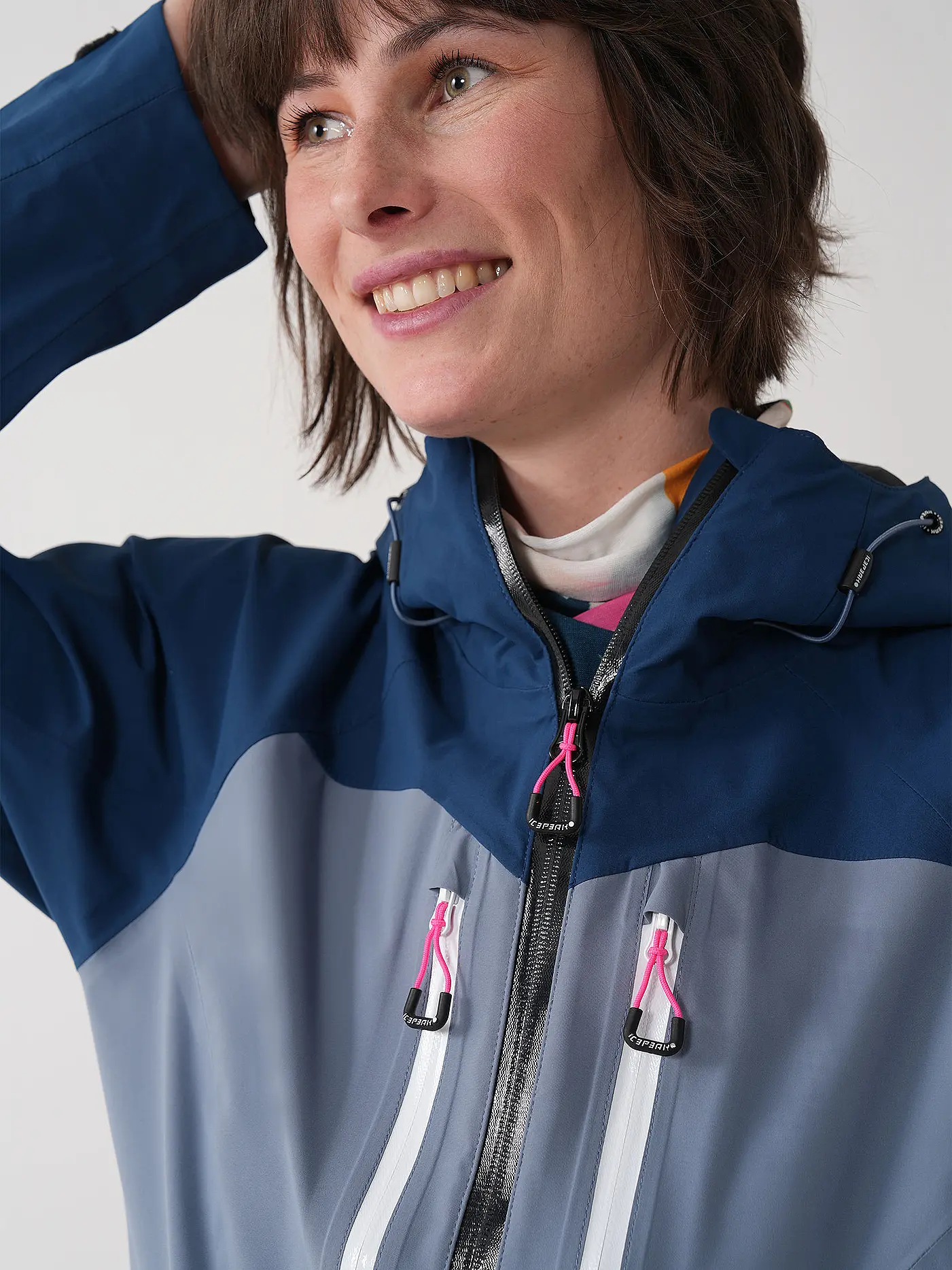 ICEPEAK | Damen Tourenjacke Datteln Hoodie | hellblau