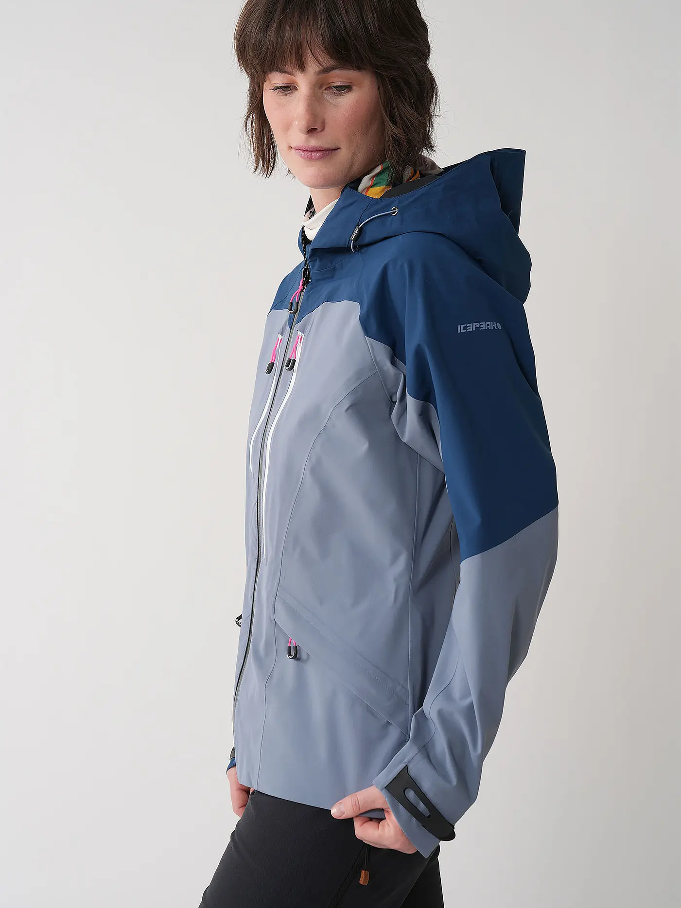 ICEPEAK | Damen Tourenjacke Datteln Hoodie | hellblau