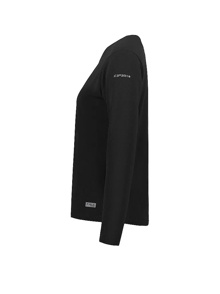 ICEPEAK | Damen Tourenshirt Bologna | schwarz