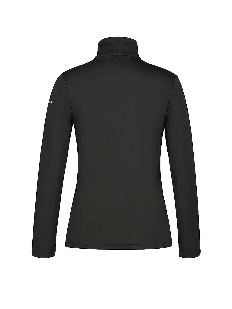 ICEPEAK | Damen Unterzieh Zipshirt Ellenton | schwarz