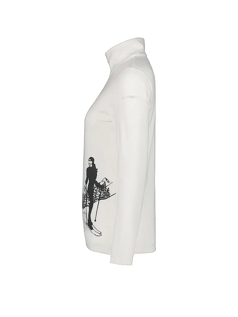ICEPEAK | Damen Unterzieh Zipshirt Ellenton | weiss
