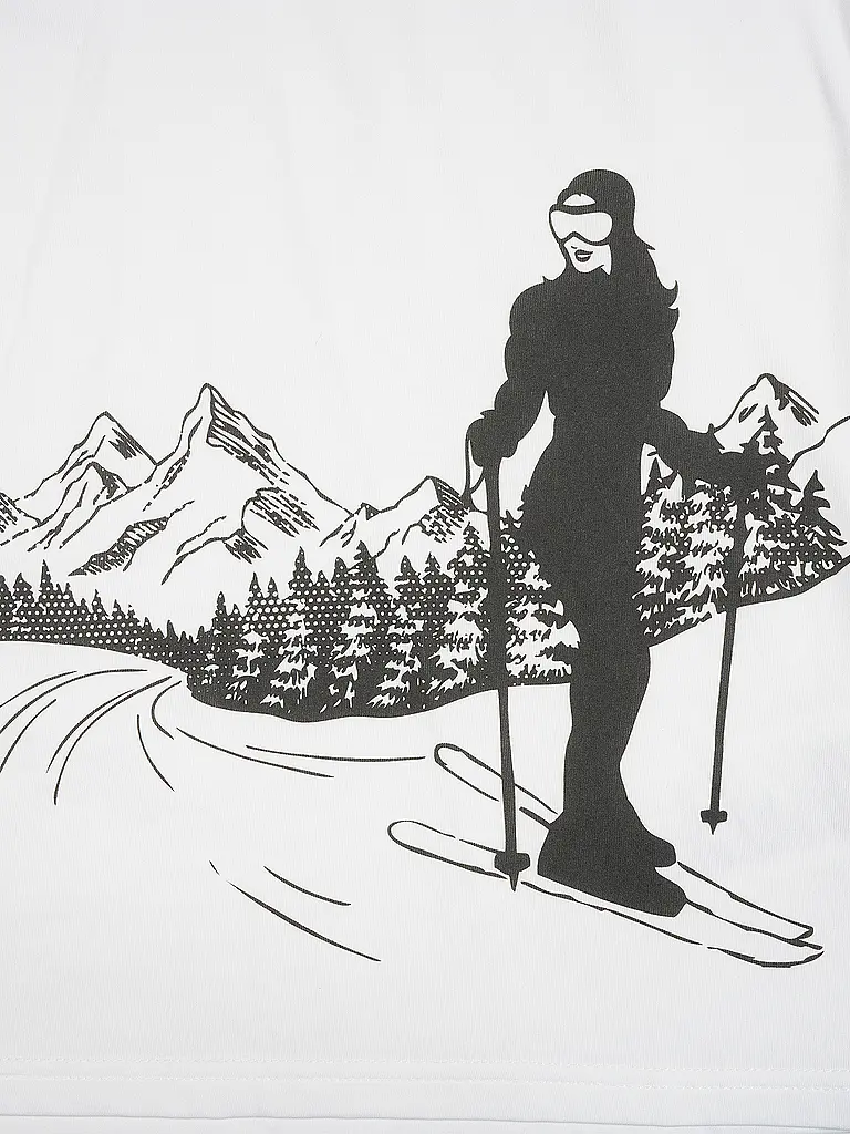 ICEPEAK | Damen Unterzieh Zipshirt Ellenton | weiss