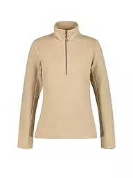 ICEPEAK | Damen Unterzieh Zipshirt Evansdale | beige