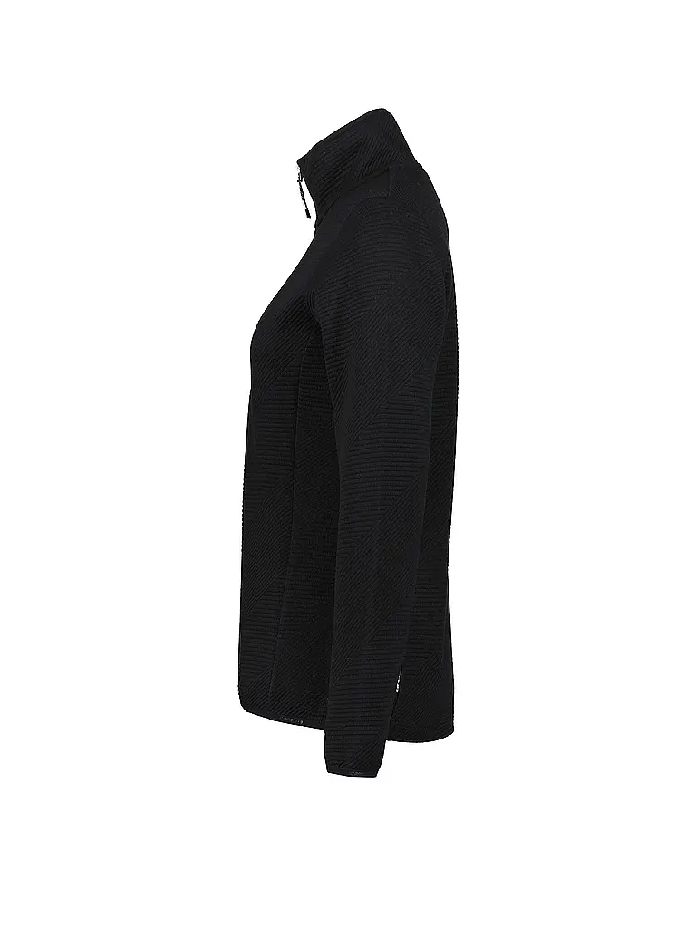 ICEPEAK | Damen Unterzieh Zipshirt Evansdale | Schwarz