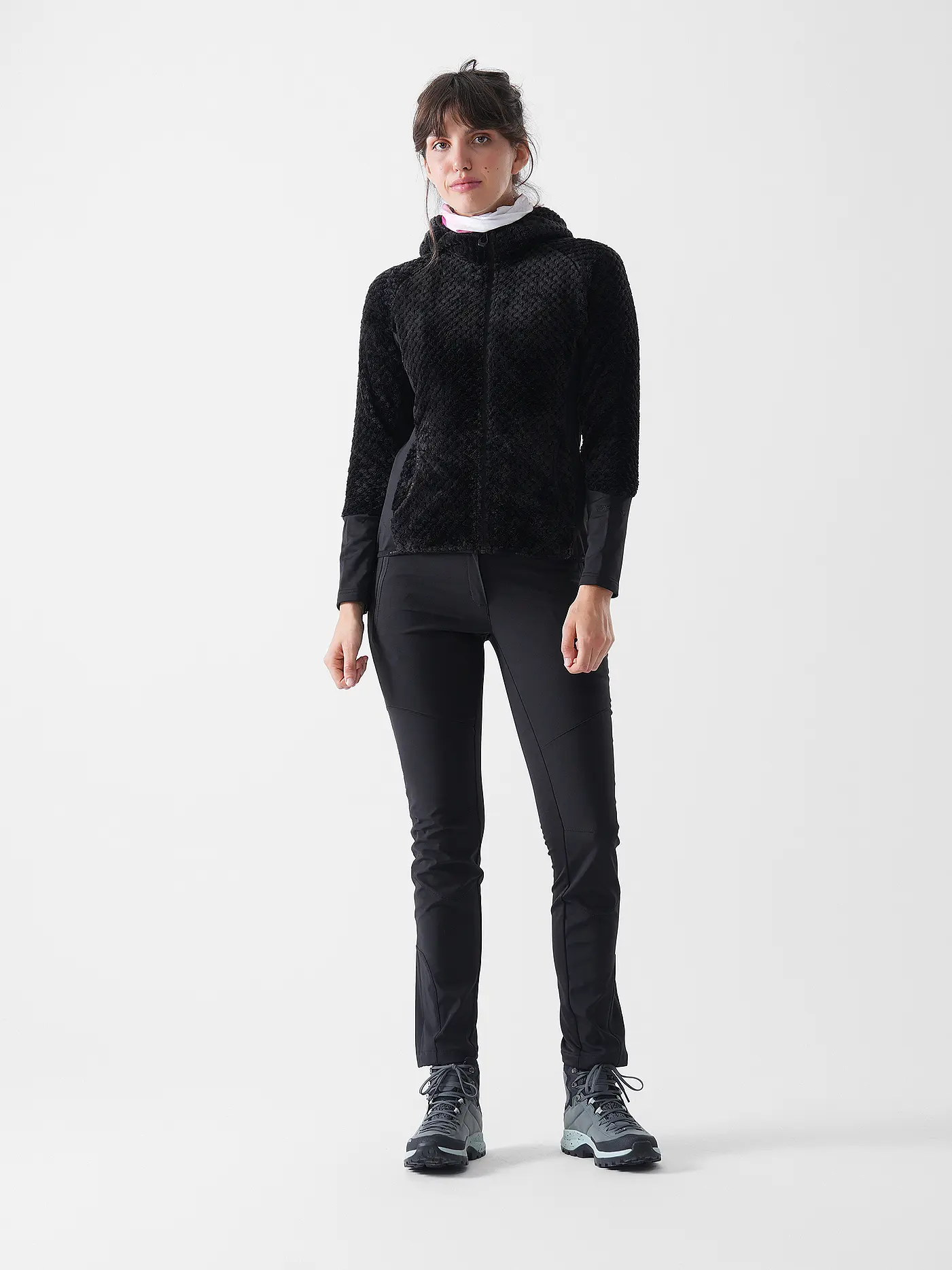 ICEPEAK | Damen Wanderhose Doral Hybrid | schwarz