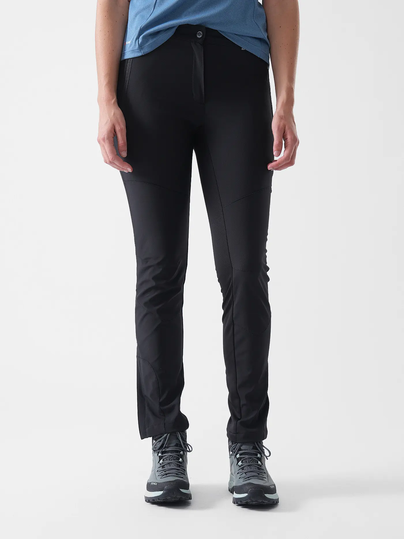 ICEPEAK | Damen Wanderhose Doral Hybrid | schwarz