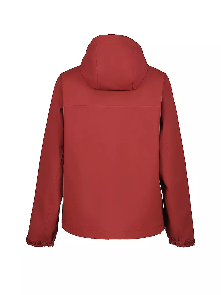 ICEPEAK | Damen Wanderjacke Brilliant Shell Hoodie | dunkelrot