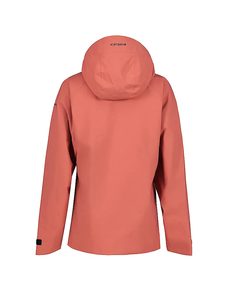 ICEPEAK | Damen Wanderjacke Deblois 3L Hoodie | koralle