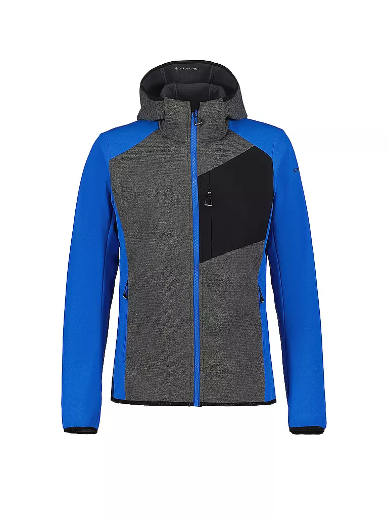 ICEPEAK | Herren Fleecejacke Danfort Hoodie | blau