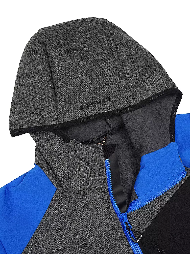 ICEPEAK | Herren Fleecejacke Danfort Hoodie | blau