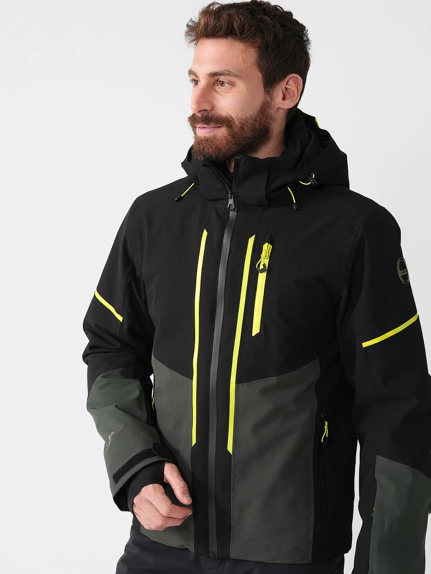 ICEPEAK | Herren Skijacke Fircrest | schwarz