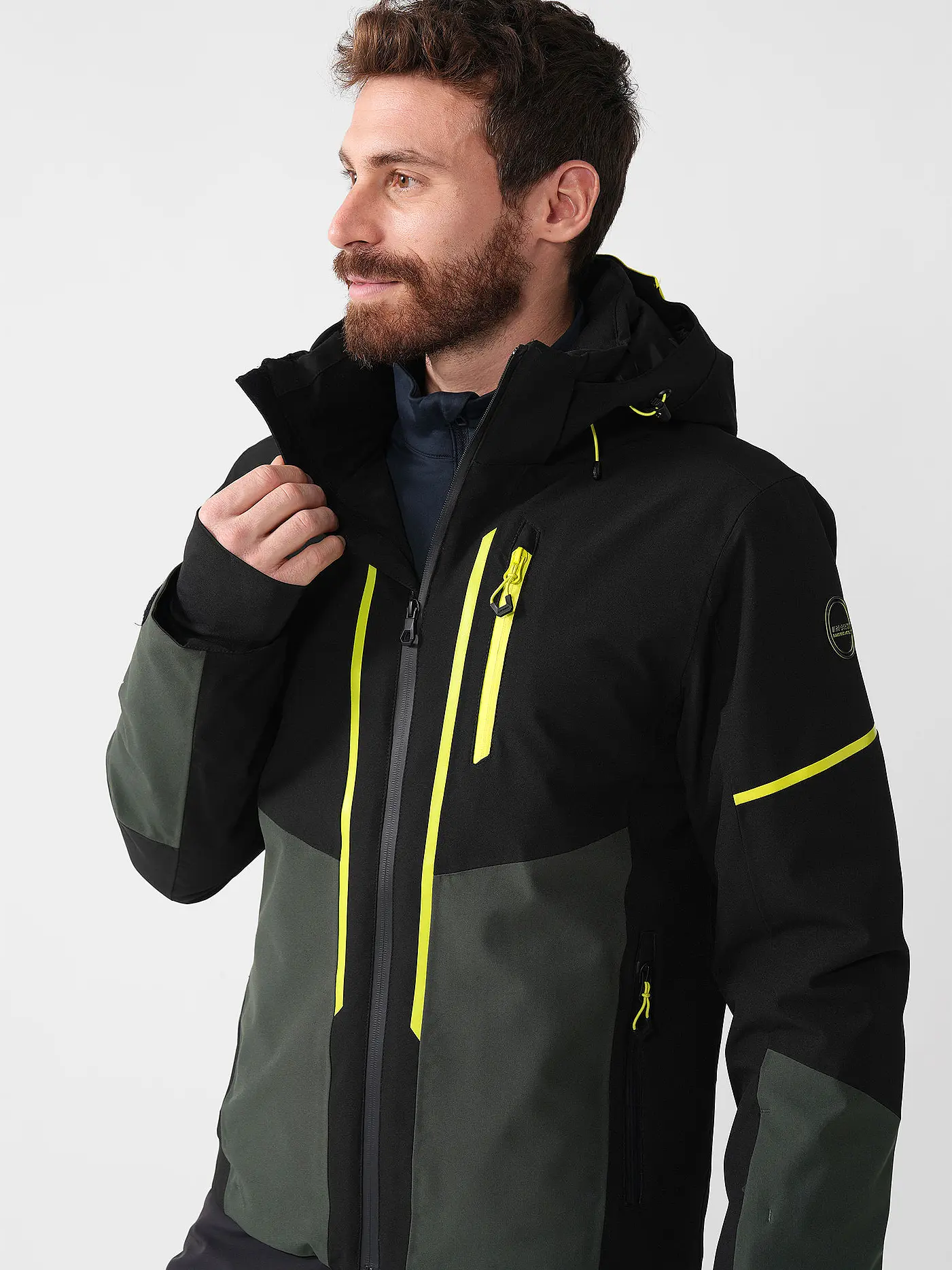 ICEPEAK | Herren Skijacke Fircrest | schwarz