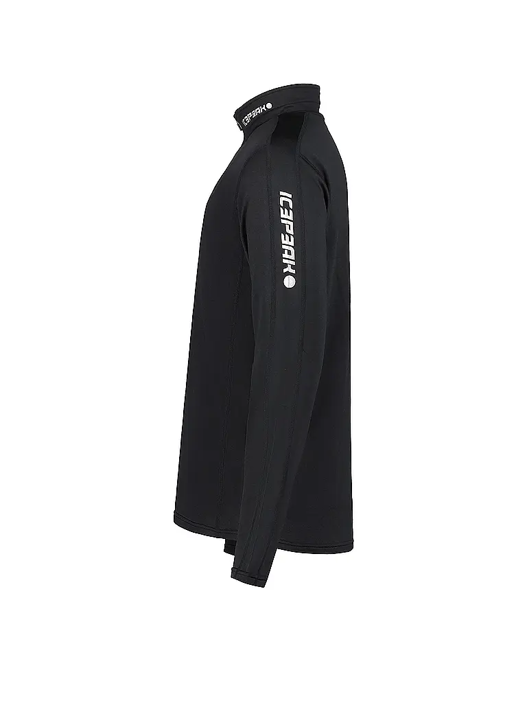 ICEPEAK | Herren Unterzieh Zipshirt Fleminton | schwarz