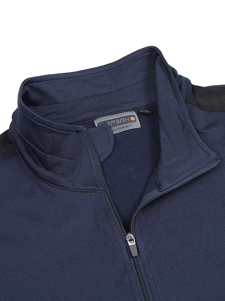 ICEPEAK | Herren Unterzieh Zipshirt Fleminton | dunkelblau