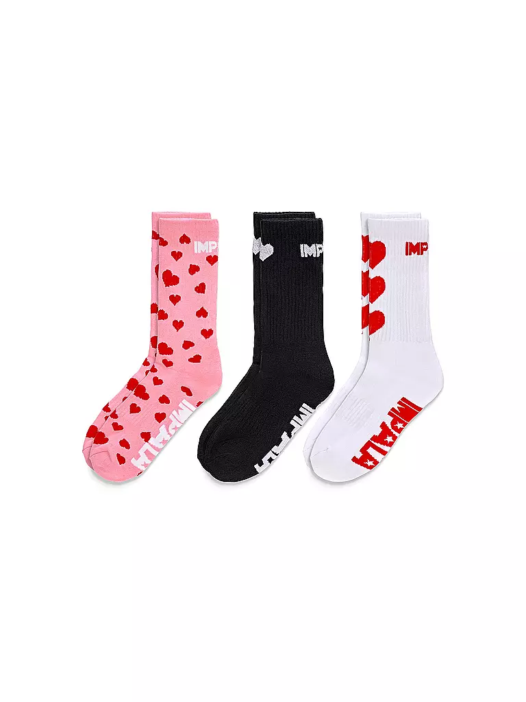 IMPALA | Impala Skate Socken 3er-Pack | rot