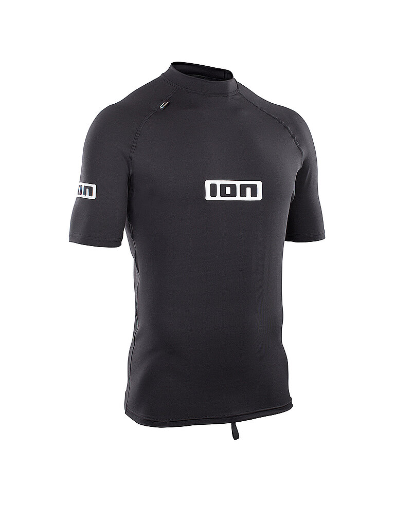 ION Rashguard SpanFlex UV-Trikot Schwarz