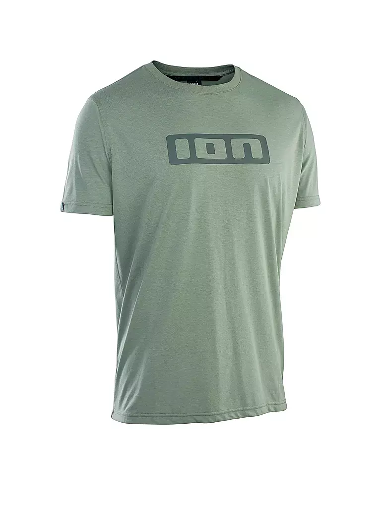 ION | Herren MTB-Shirt Logo DR SS | hellgrün