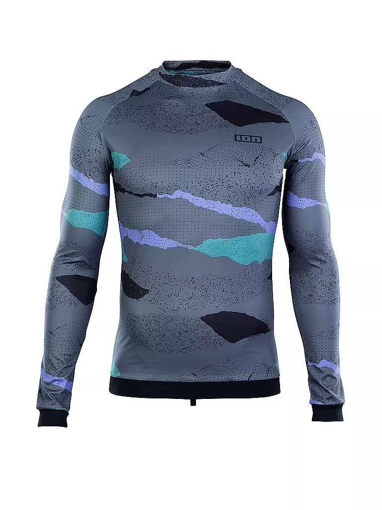 ION | Herren Rashguard Maze  | grau