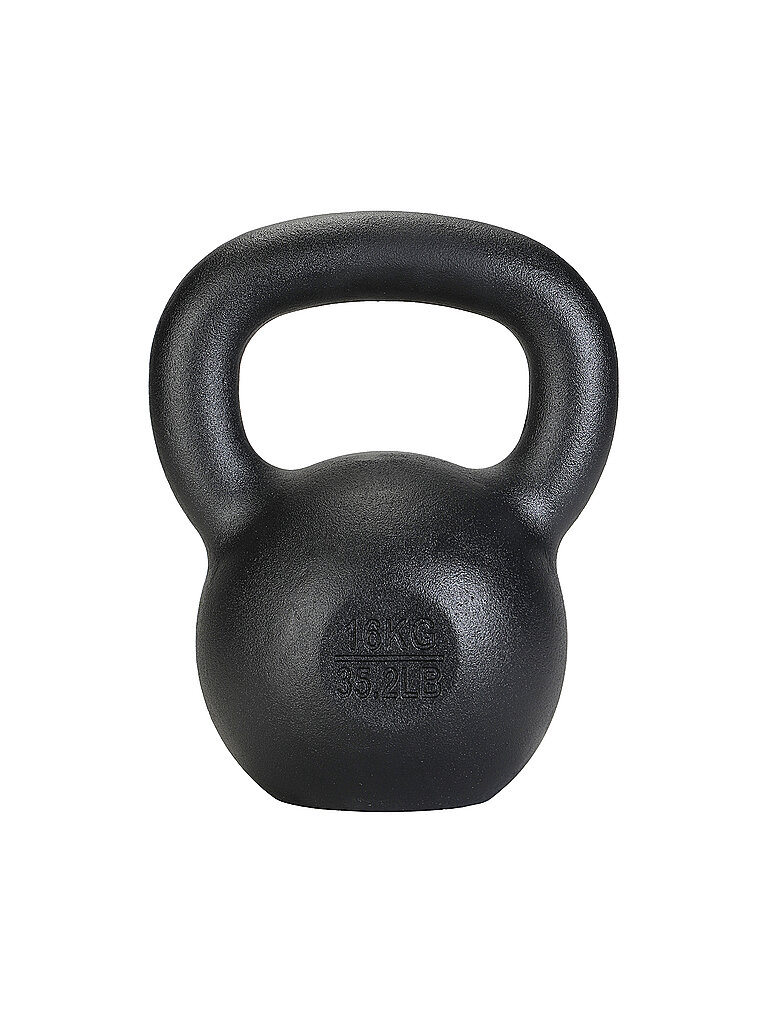 IRON BLACK Kettlebell 16KG schwarz
